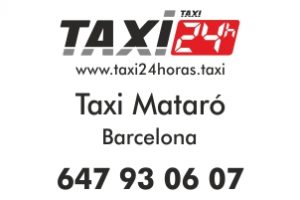 TAXI 24 HORAS MATARO BARCELONA