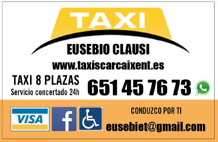 alfombra Humedal exterior Taxi 24 Horas Carcaixent (Euro Taxi Eusebio) » Taxi 24 Horas