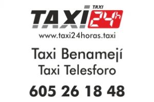 TAXI 24 HORAS BENAMEJI TAXI TELESFORO