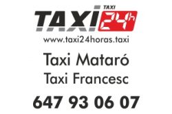 TAXI 24 HORAS MATARO TAXI FRANCESC